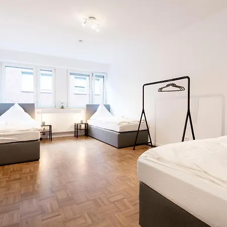 Workers Apartment In Bocholt - 2 Bedrooms - 6 Single Beds 博霍尔特